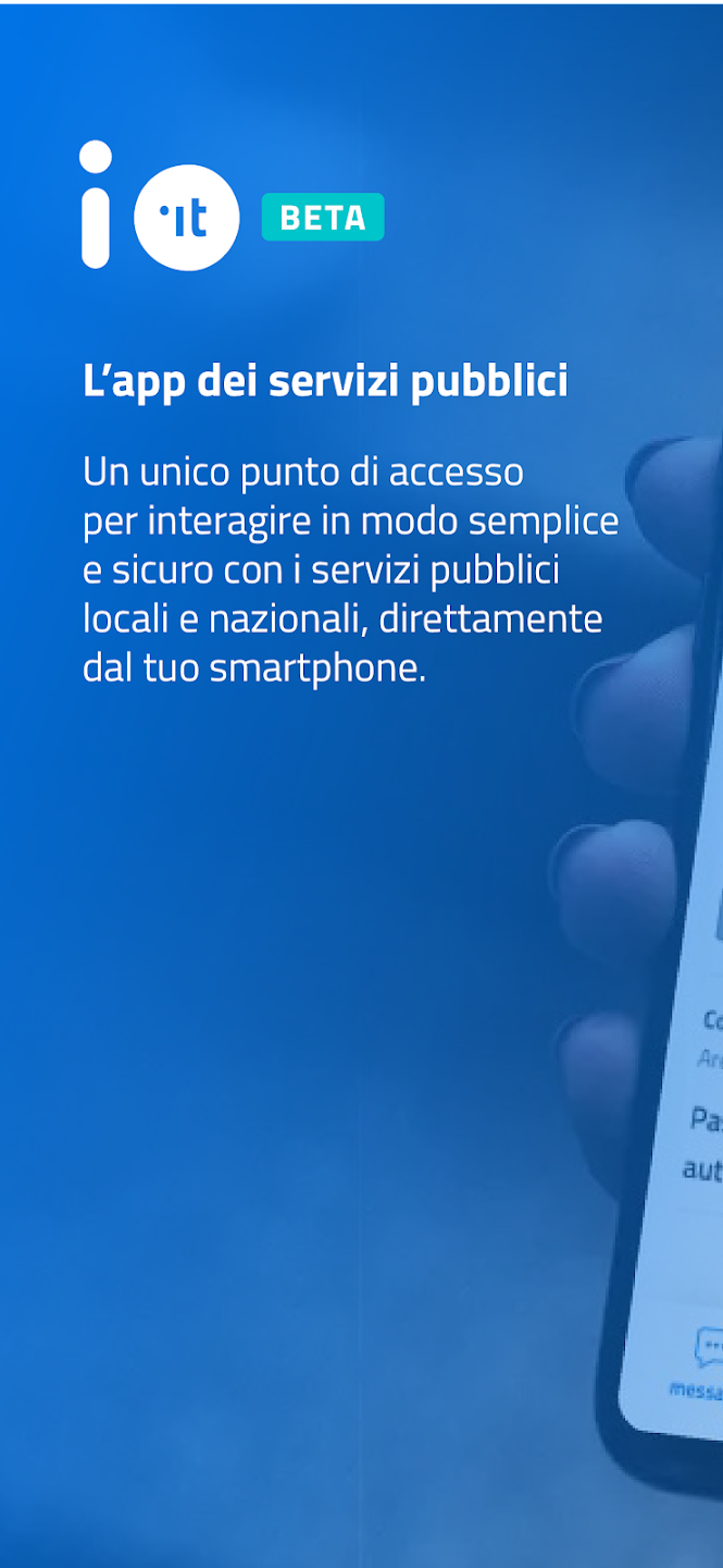 IO, l'app dei servizi pubblici
