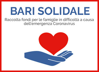 Bari solidale - Raccolta fondi per le famiglie in difficoltà a causa dell'emergenza Coronavirus