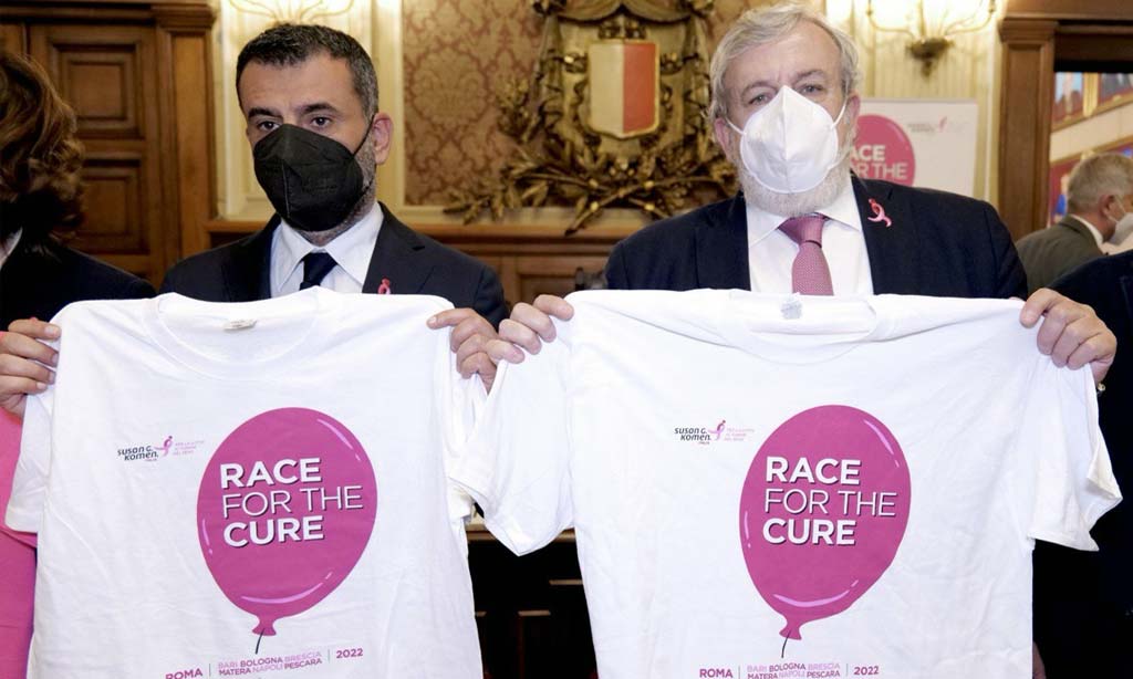 Dal 13 al 15 maggio torna a Bari la Race for the Cure, la più grande manifestazione al mondo per la lotta ai tumori del seno: stamattina la presentazione a Palazzo di Città