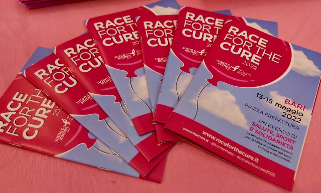 Dal 13 al 15 maggio torna a Bari la Race for the Cure, la più grande manifestazione al mondo per la lotta ai tumori del seno: stamattina la presentazione a Palazzo di Città